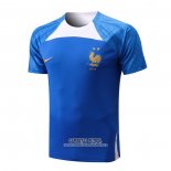 Camiseta de Entrenamiento Francia 2022/2023 Azul