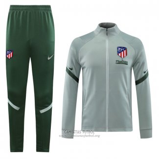 Chandal de Chaqueta del Atletico Madrid 2020/2021 Gris