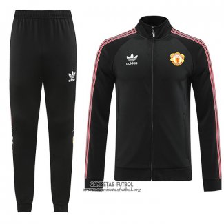 Chandal de Chaqueta del Manchester United 2022/2023 Negro