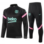 Chandal de Sudadera del Barcelona 2020/2021 Negro