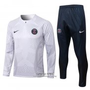 Chandal de Sudadera del Paris Saint-Germain Nino 2022/2023 Blanco