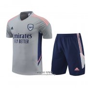 Chandal del Arsenal Manga Corta 2022/2023 Gris - Pantalon Corto