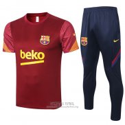 Chandal del Barcelona Manga Corta 2020/2021 Rojo