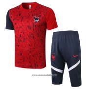 Chandal del Francia Manga Corta 2020/2021 Rojo