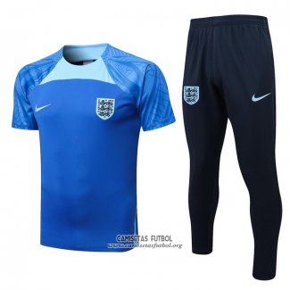 Chandal del Inglaterra Manga Corta 2022/2023 Azul