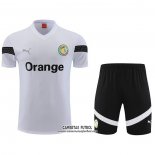 Chandal del Senegal Manga Corta 2023/2024 Blanco - Pantalon Corto