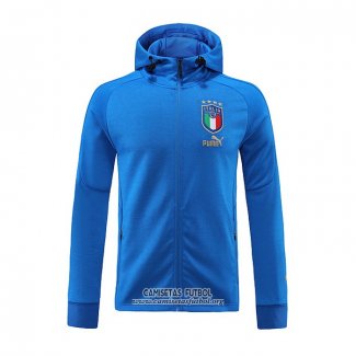 Chaqueta con Capucha del Italia 2022/2023 Azul