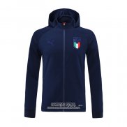 Chaqueta con Capucha del Italia 2021/2022 Azul