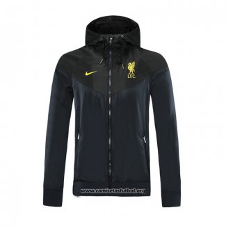 Chaqueta con Capucha del Liverpool 2020/2021 Negro