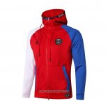 Chaqueta con Capucha del Paris Saint-Germain 2020/2021 Rojo