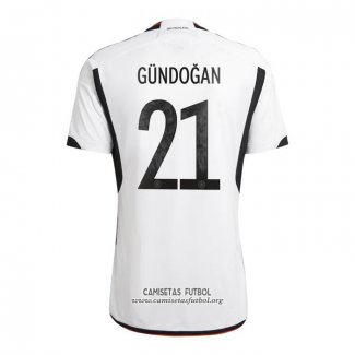 Camiseta Alemania Jugador Gundogan Primera 2022