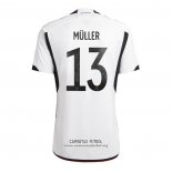 Camiseta Alemania Jugador Muller Primera 2022