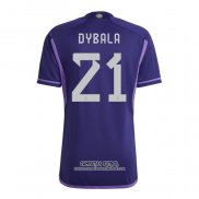 Camiseta Argentina Jugador Dybala Segunda 2022