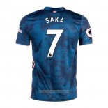 Camiseta Arsenal Jugador Saka Tercera 2020/2021