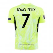 Camiseta Atletico Madrid Jugador Joao Felix Tercera 2020/2021