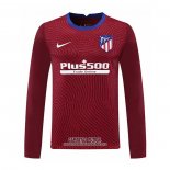 Camiseta Atletico Madrid Portero Manga Larga 2020/2021 Rojo