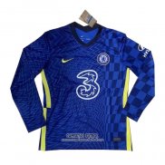 Camiseta Chelsea Primera Manga Larga 2021/2022