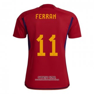 Camiseta Espana Jugador Ferran Primera 2022