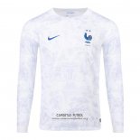 Camiseta Francia Segunda Manga Larga 2022