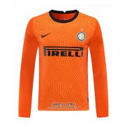 Camiseta Inter Milan Portero Manga Larga 2020/2021 Naranja