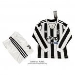 Camiseta Juventus Primera Manga Larga Nino 2021/2022