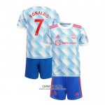 Camiseta Manchester United Jugador Ronaldo Segunda Nino 2021/2022