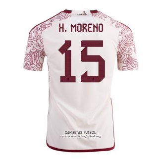 Camiseta Mexico Jugador H.Moreno Segunda 2022