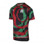 Tailandia Camiseta Olympique Marsella OM Africa 2021 Negro Verde Rojo