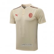 Camiseta Polo del AC Milan 2021/2022 Amarillo
