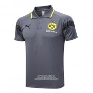 Camiseta Polo del Borussia Dortmund 2023/2024 Gris