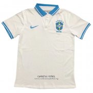 Camiseta Polo del Brasil 2021 Blanco