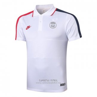 Camiseta Polo del Paris Saint-Germain 2020/2021 Blanco