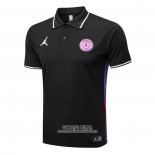 Camiseta Polo del Paris Saint-Germain Jordan 2022/2023 Negro