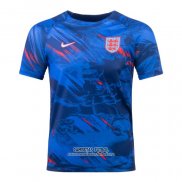 Camiseta Pre Partido del Inglaterra 2022 Azul