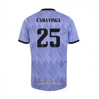 Camiseta Real Madrid Jugador Camavinga Segunda 2022/2023