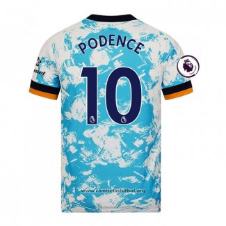 Camiseta Wolves Jugador Podence Segunda 2020/2021