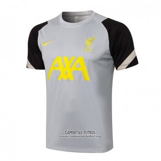 Camiseta de Entrenamiento Liverpool 2021/2022 Gris