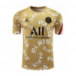 Camiseta de Entrenamiento Paris Saint-Germain Jordan 2020/2021 Amarillo