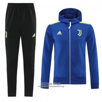 Chandal con Capucha del Juventus 2021/2022 Azul