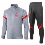 Chandal de Chaqueta del Liverpool 2020/2021 Gris