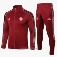 Chandal de Chaqueta del Manchester United 2020/2021 Rojo