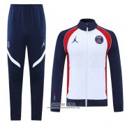 Chandal de Chaqueta del Paris Saint-Germain Jordan 2021/2022 Blanco