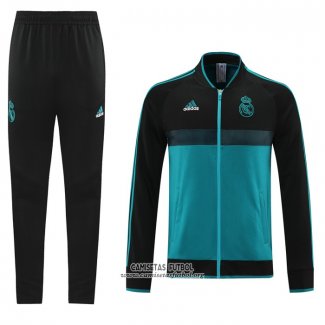 Chandal de Chaqueta del Real Madrid 2021/2022 Azul y Negro