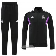 Chandal de Chaqueta del Real Madrid Nino 2022/2023 Negro