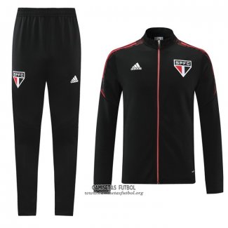 Chandal de Chaqueta del Sao Paulo 2021/2022 Negro