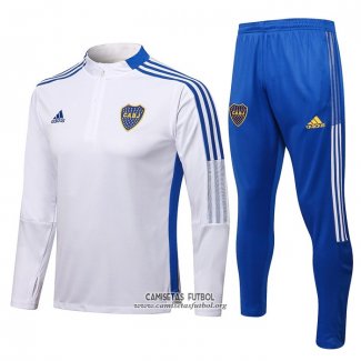 Chandal de Sudadera del Boca Juniors 2021/2022 Blanco