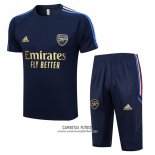 Chandal del Arsenal Manga Corta 2023/2024 Azul - Pantalon Corto