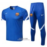 Chandal del Barcelona Manga Corta 2021/2022 Azul