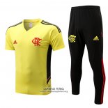 Chandal del Flamengo Manga Corta 2022/2023 Amarillo