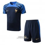 Chandal del Francia Manga Corta 2022/2023 Azul - Pantalon Corto